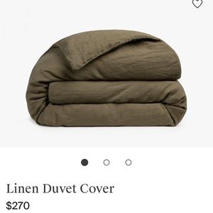 Parachute• linen duvet cover- surplus